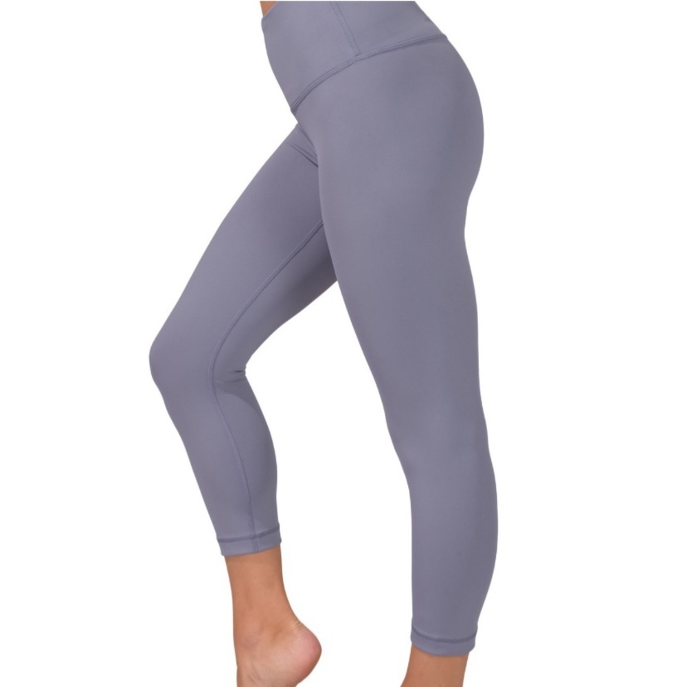 [90 DEGREE] Purple Capri Length Leggings